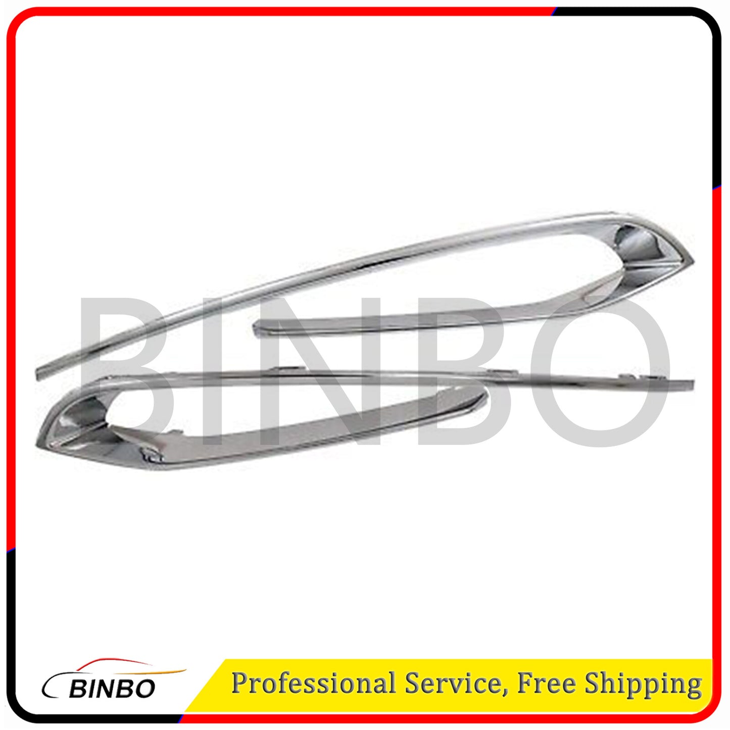 Set of 2 Grille Trims Grill Driver Passenger Side Chrome for 528 535 550