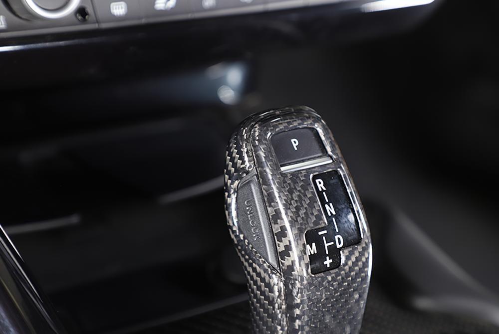 2x Gear Shifter Lever Head Cover Trim real carbon fibre for Toyota Supra 19-23