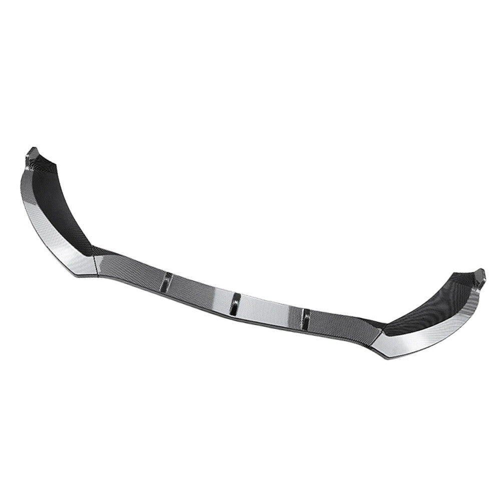 for Mercedes-Benz C Class 15-18 Carbon Black Front Bumper Lip Splitter Spoiler