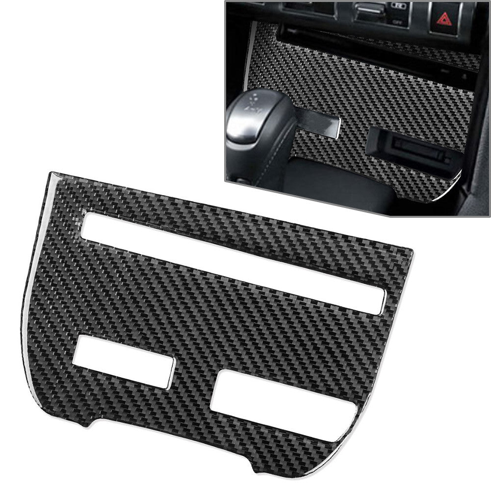 Central Console CD Panel Cover Trim for Nissan GTR R35 2008-2016 Black Auto