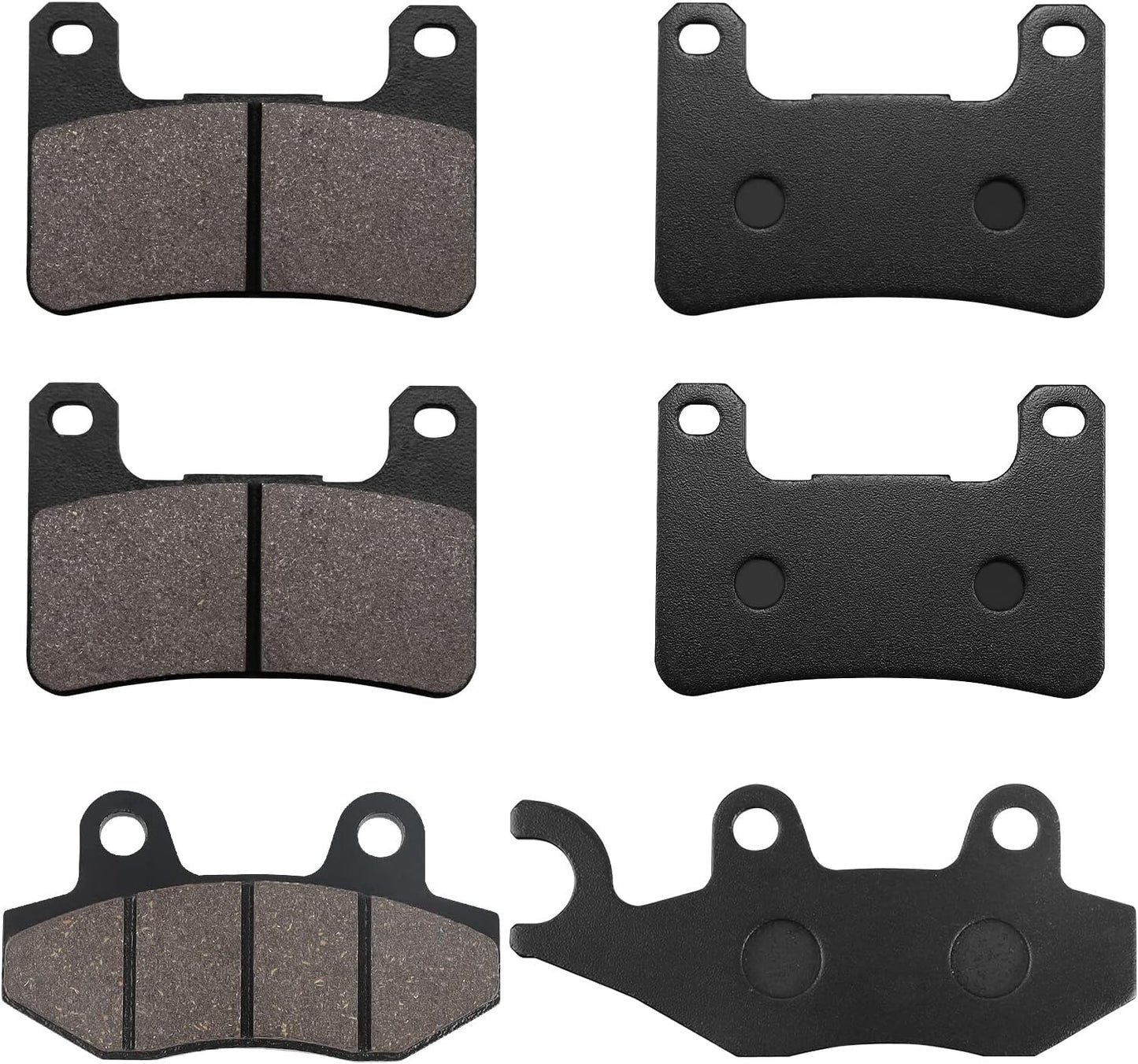 Front Rear Semi-Metallic Brake Pads for Kawasaki ZX1002 H2 SX SE 2018 2019