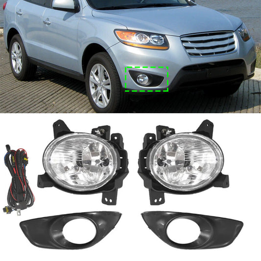 Front Foglamp With Bulb With harness for Hyundai Santa Fe Santafe 2.4 2009-2012
