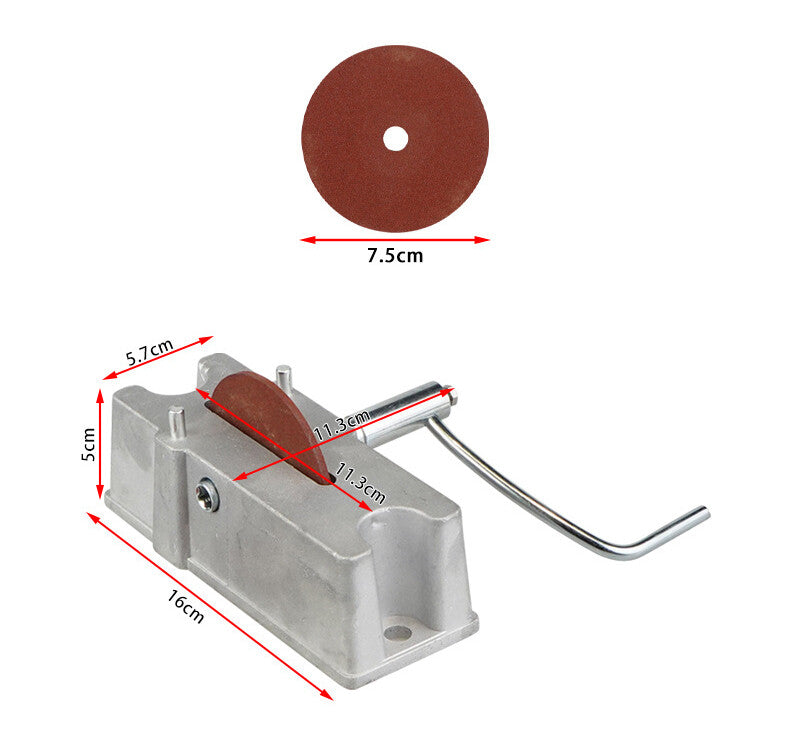 Engine manual piston ring filing machine tool grinding tool, aluminum 66785 66786