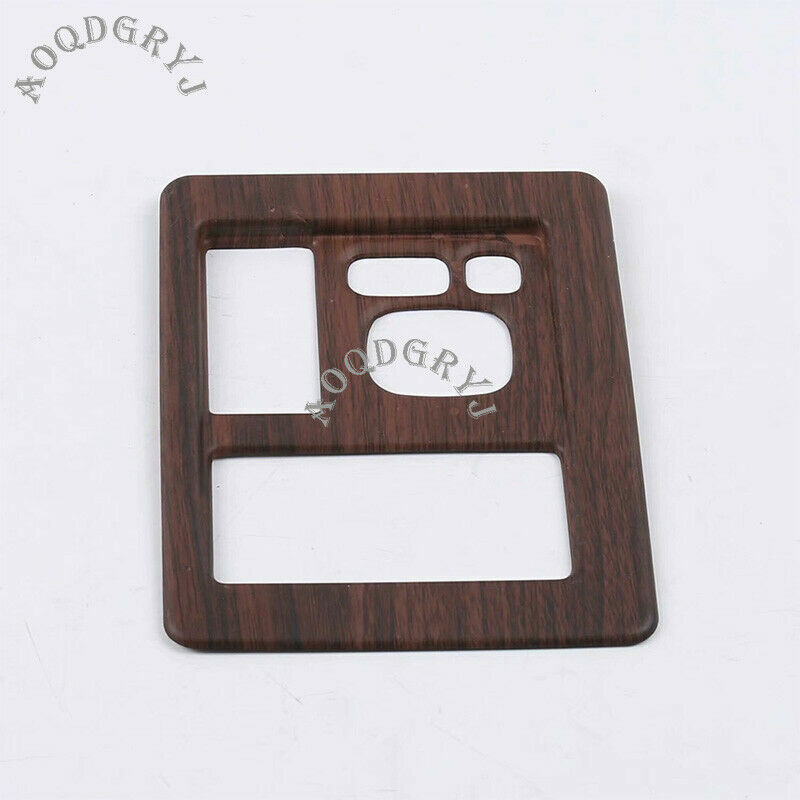 Wood Grain Headlight Adjustment Panel Cover Trim for Toyota Prado FJ150 2018-21