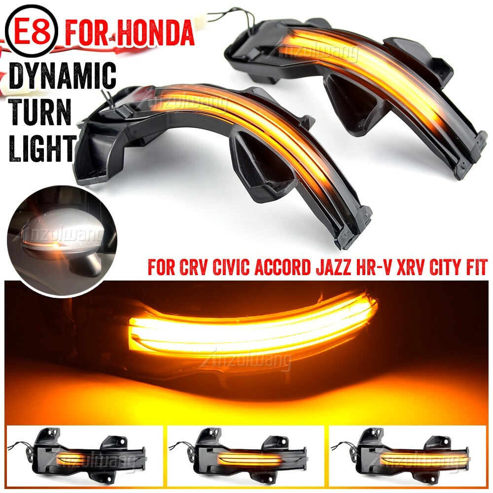 Dynamic Turn Signal Light for Honda CRV for CIVIC HR-V JAZZ VEZEL ODYSSEY XRV GREIZ