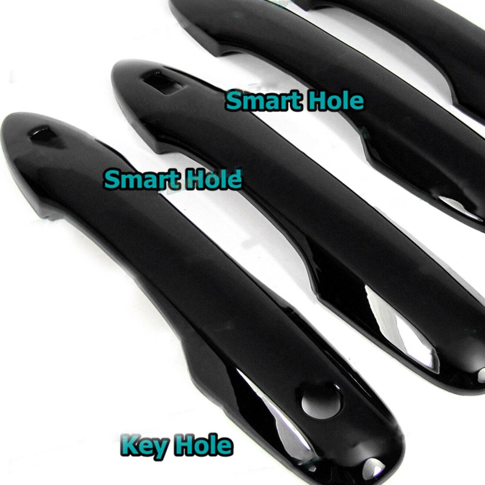 For 2019-23 for Toyota for Corolla Hatchback Glossy Black Side for Smart Door Handle Cover