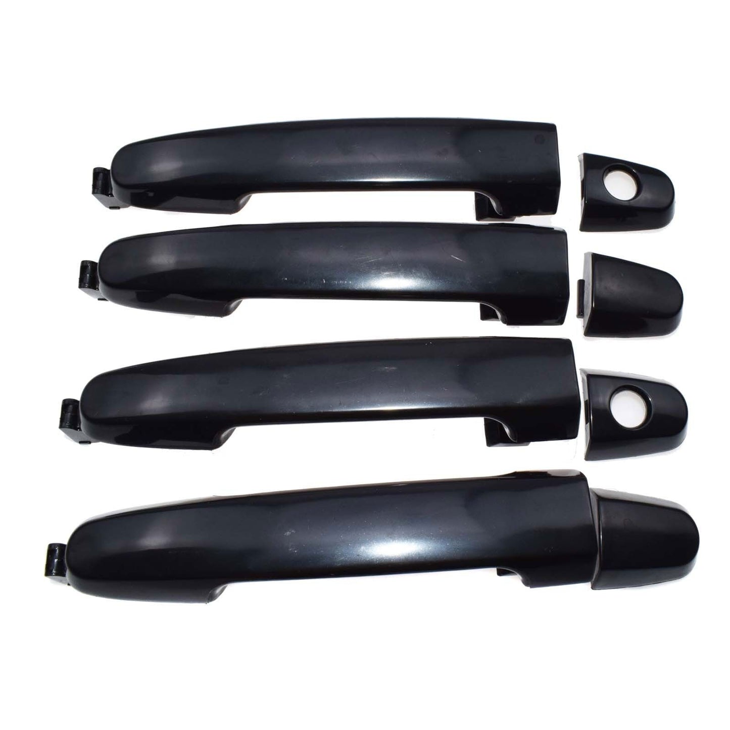 for TOYOTA for Camry Outside Door Handle Front Rear Left Right Smooth Black New 4pcs