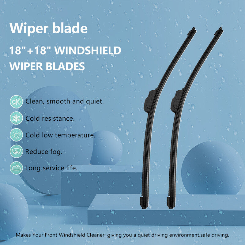 24-inch + 24-inch windshield wiper J-hook, frameless, frameless, all seasons