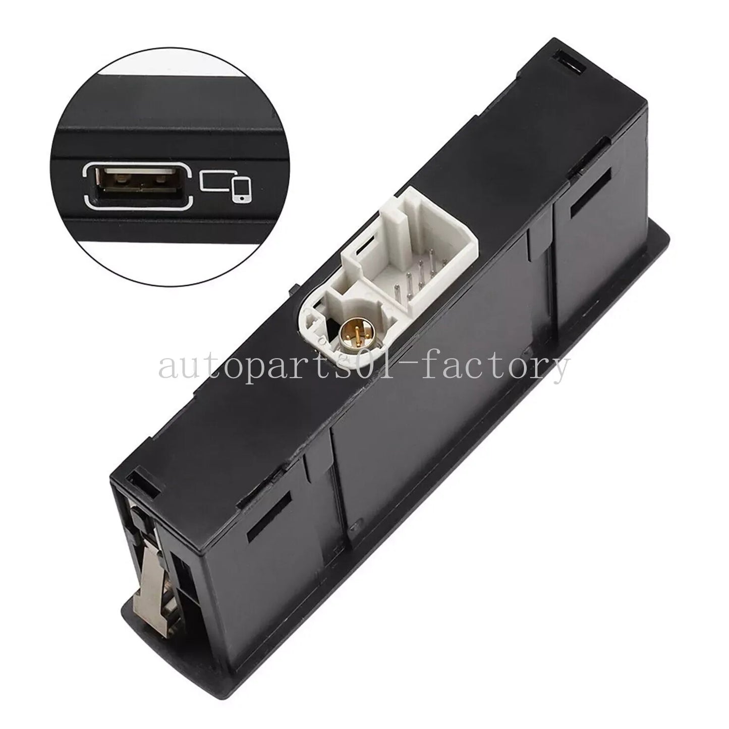 Center Dashboard USB Socket Fits 14-19 for Mercedes Benz W117 CLA250 GLA250