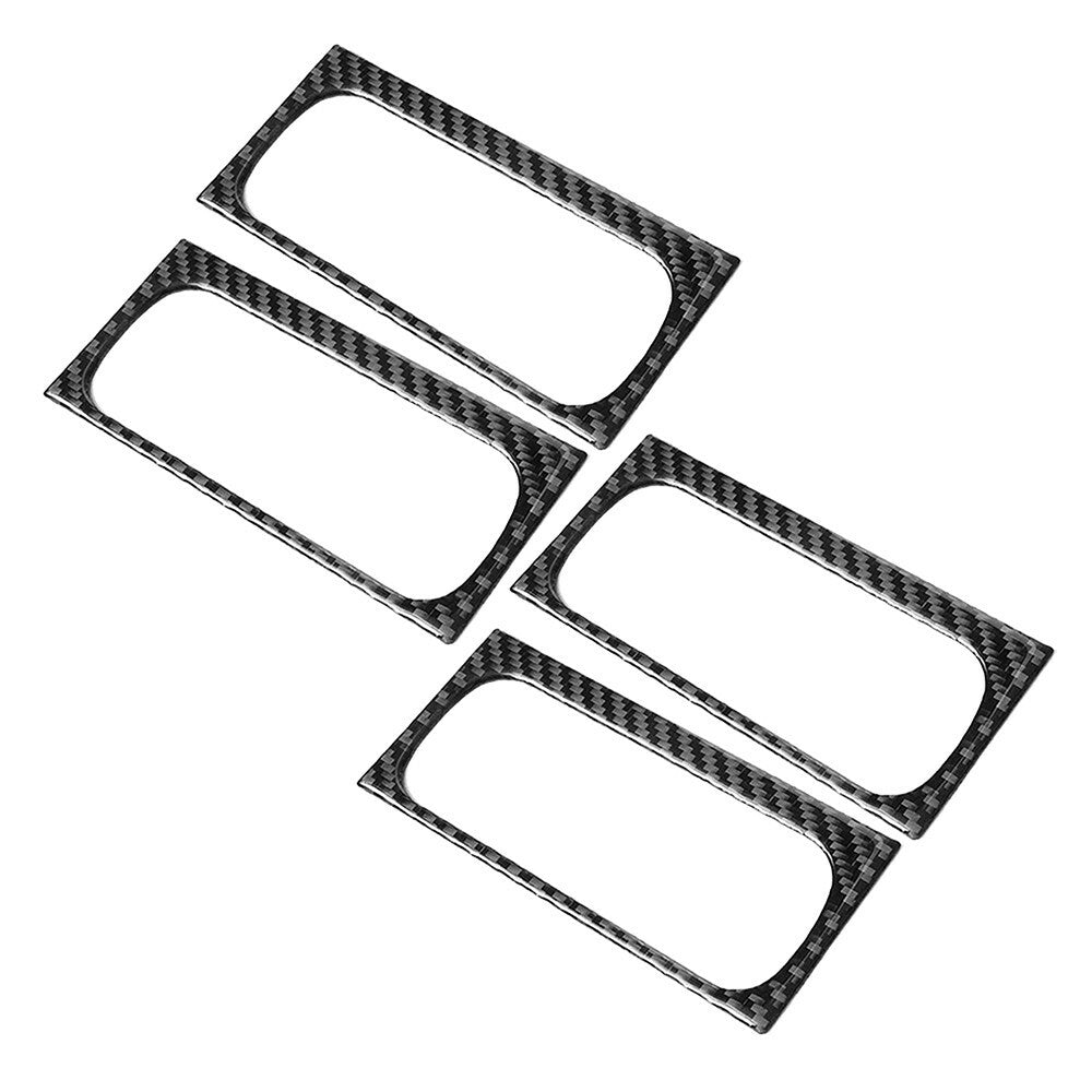 4X Carbon Fiber Inner Door Handle Cover Trim for Suzuki Grand Vitara 2006-2013