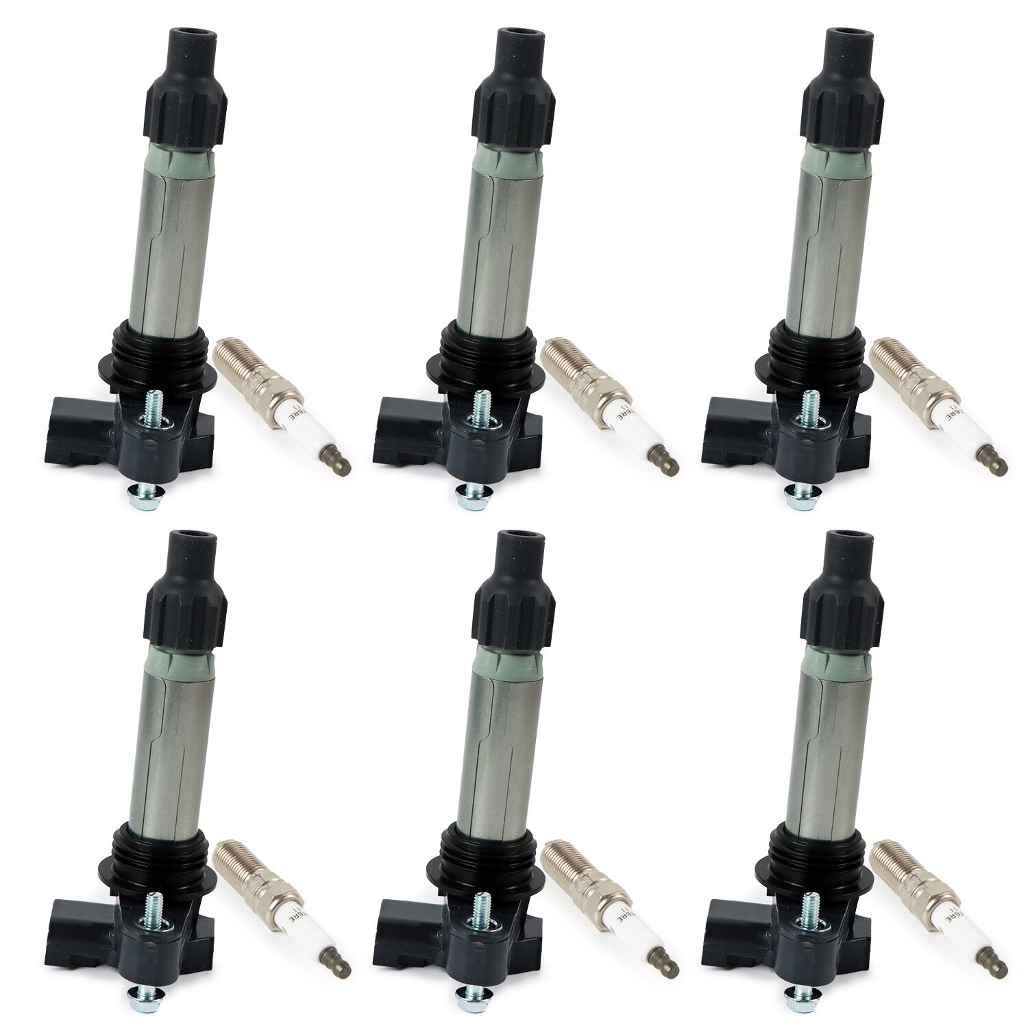6x Ignition Coil  6x Iridium Spark Plug for Cadillac for GMC for Chevy for Buick UF569