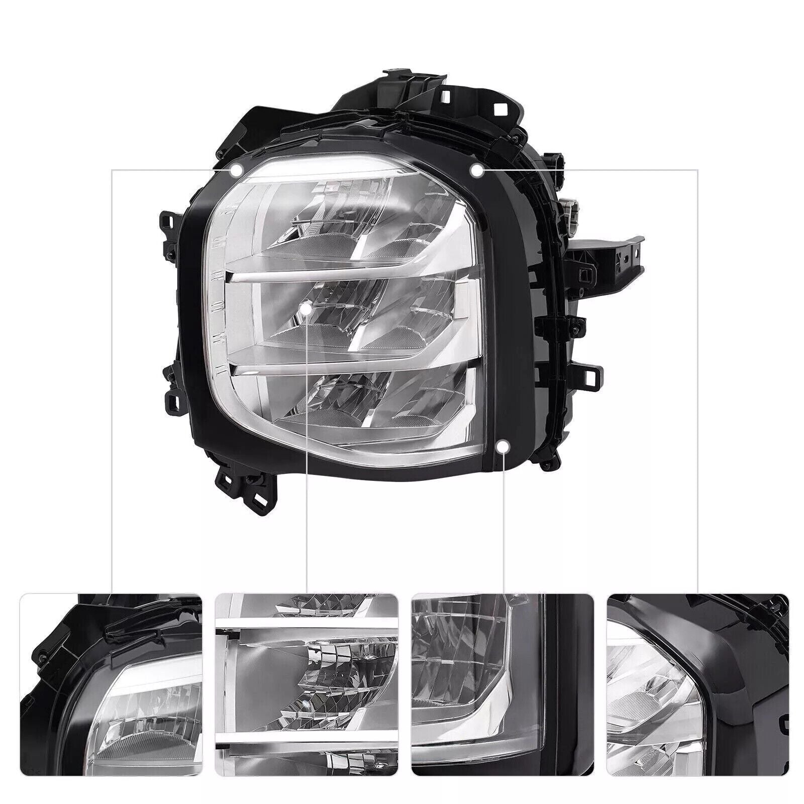 Left Side Front Headlight Assembly Headlamp for Mitsubishi Outlander 2022-2023