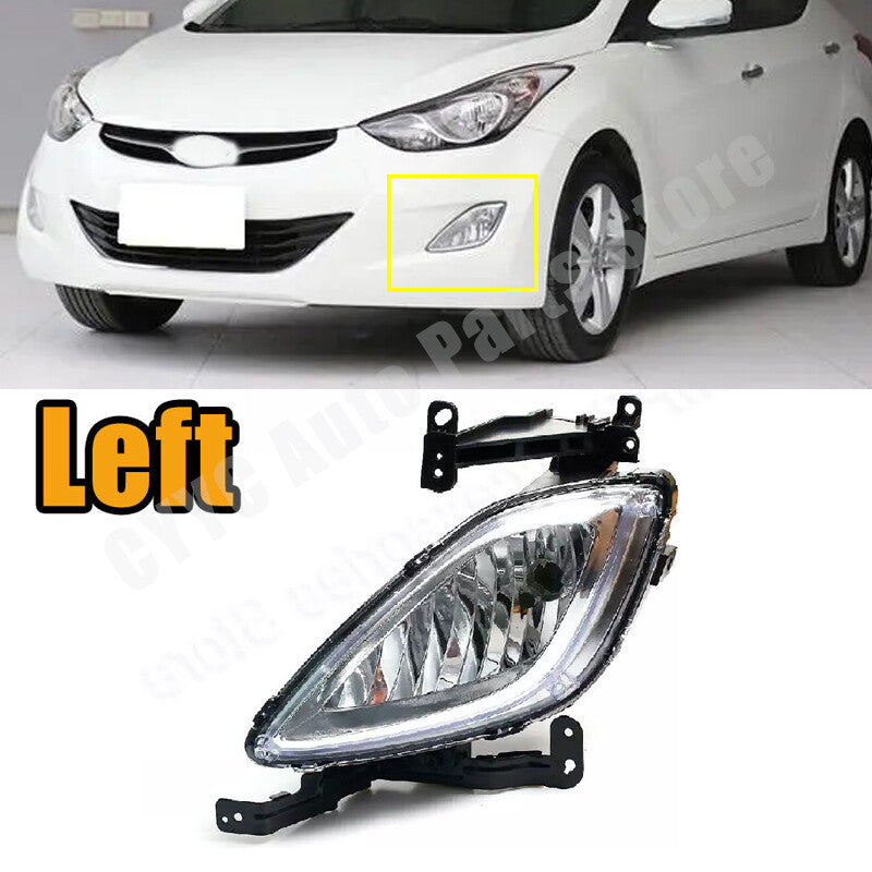 for Hyundai for Elantra 2011-2013 Left Front Bumper Fog Light Amber HY2593140