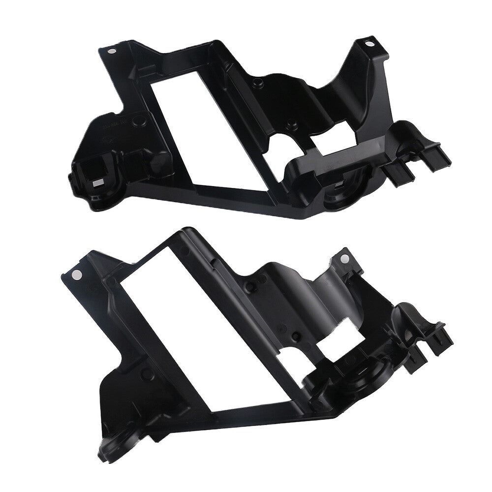 Pair Headlight Bracket Black Fit 2003-2006 for BMW for X5 E53 Driver Passenger Side