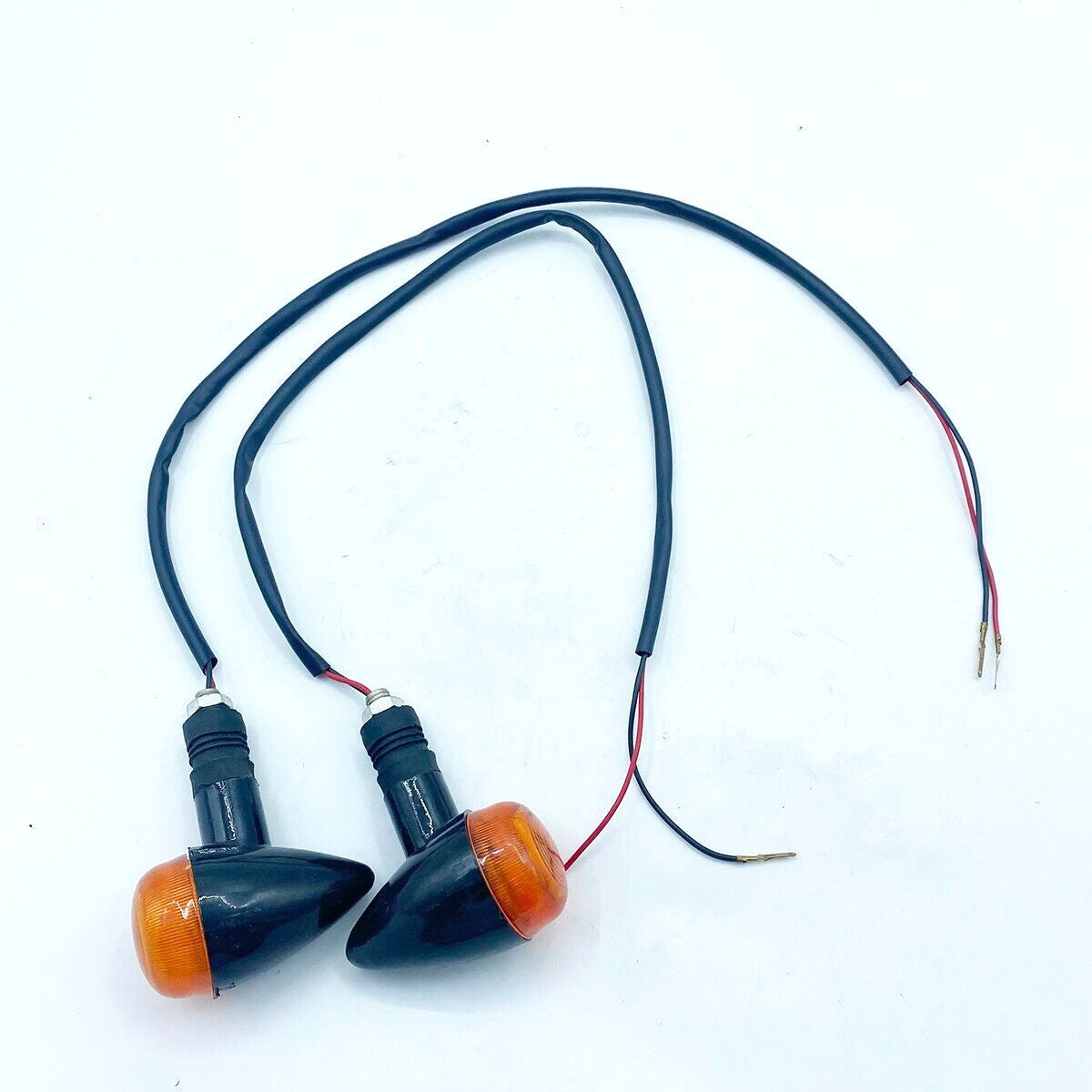 2PCS for Suzuki Boulevard C50 M50 C90 Amber Turn Signal Lights Chrome