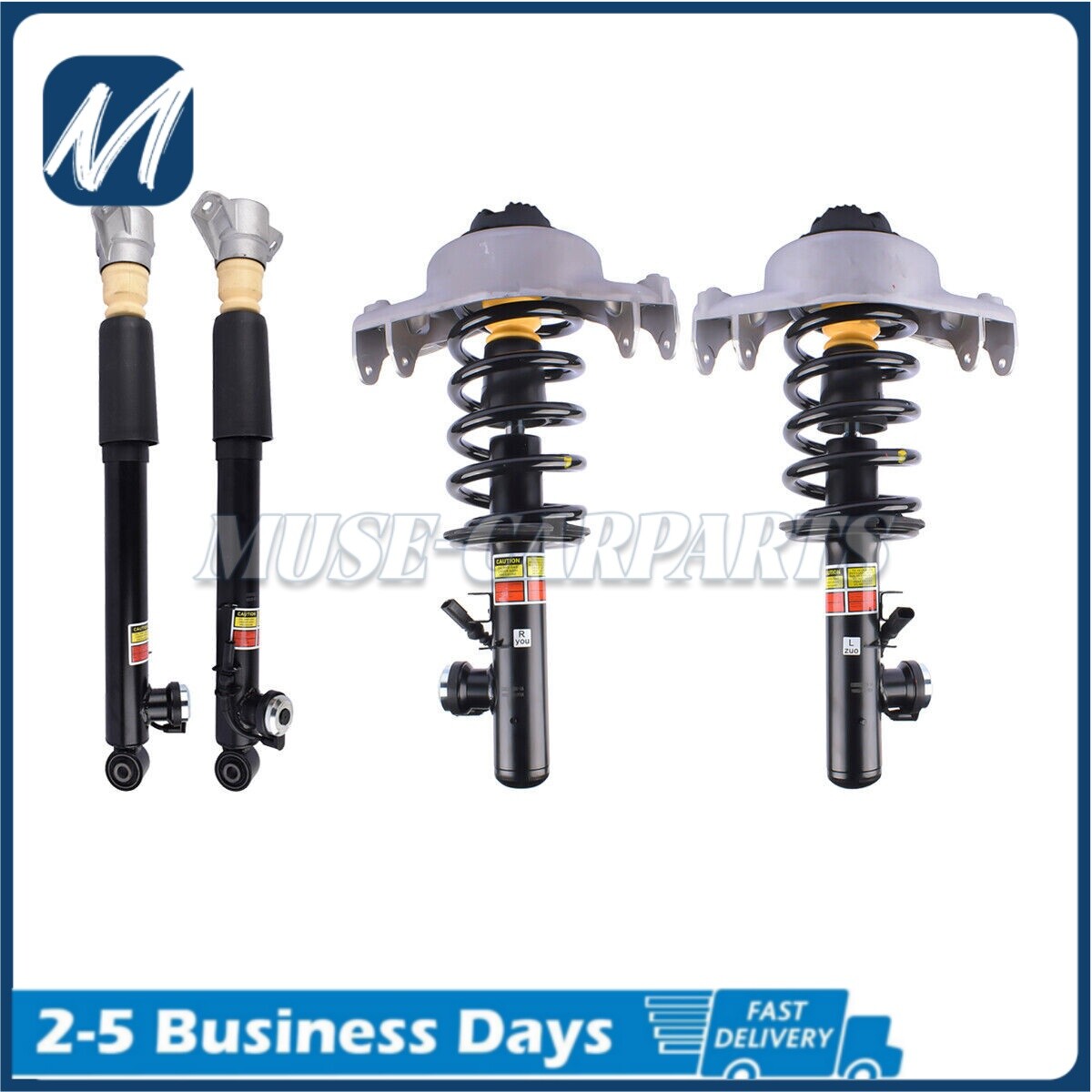 4 Fit for GMC for Sierra 1500 19-23 front and rear shock absorber struts with adaptive damping