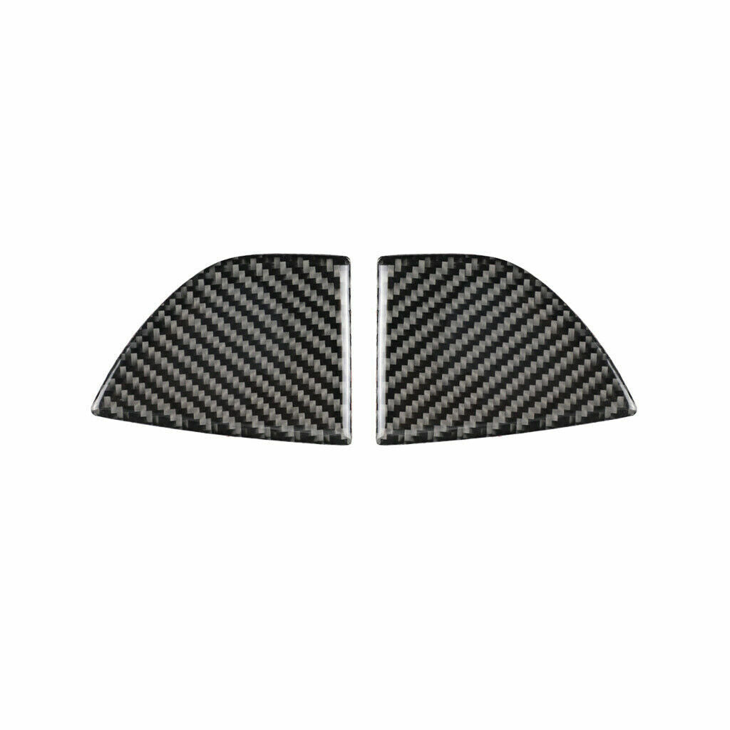 2PCS Carbon Fiber Front bumper Trim Fit for Mazda 3 Axela 2017-2018