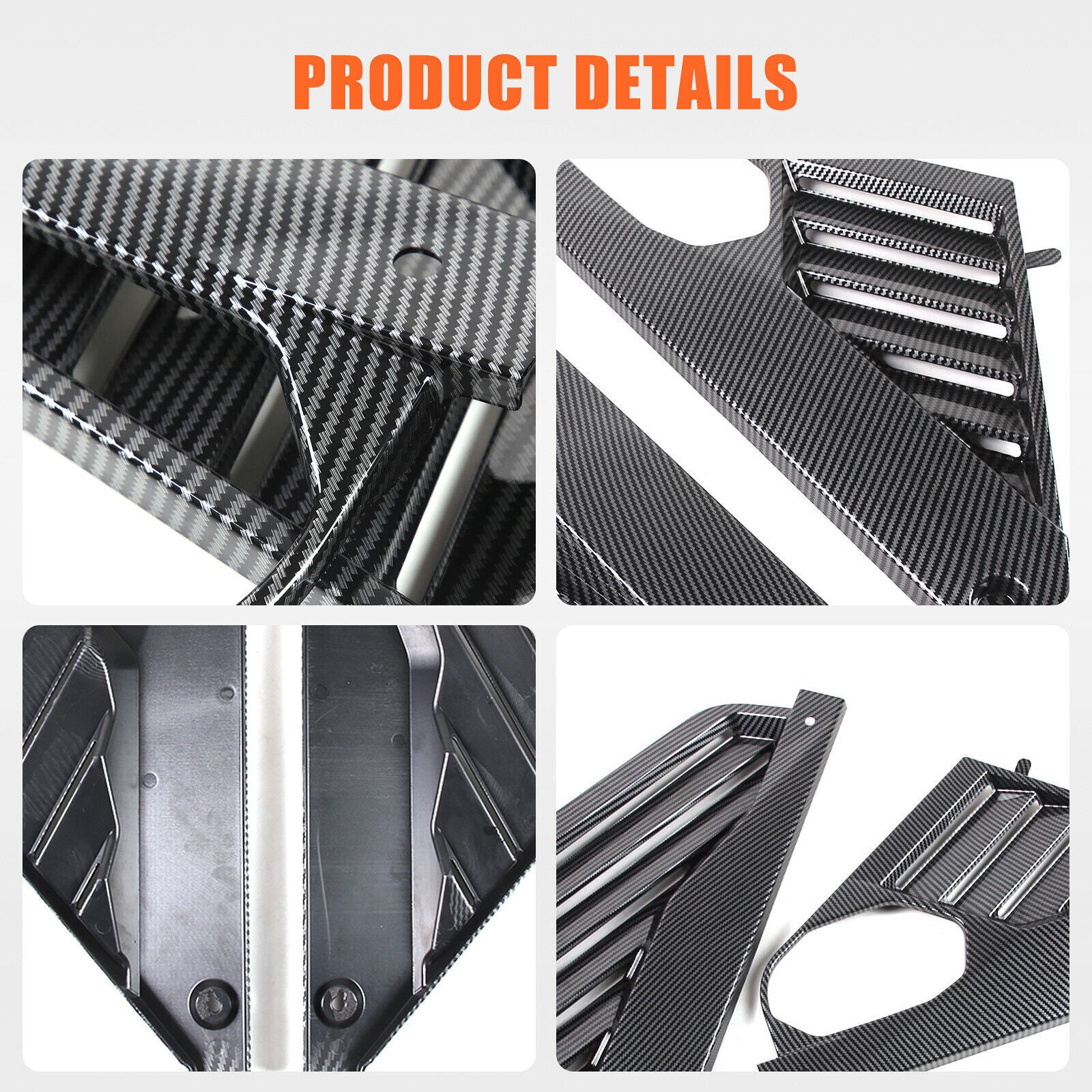 Carbon Fiber GM Style Engine Bay Panel Cover For 2020-2024 for Corvette C8
