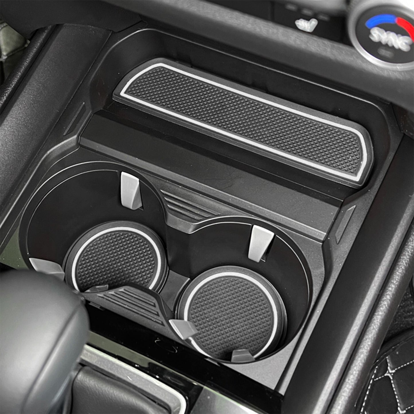 Anti-Slip Gate Slot Cup Mat for Mazda CX-50 Door Pad Interior Accessories White
