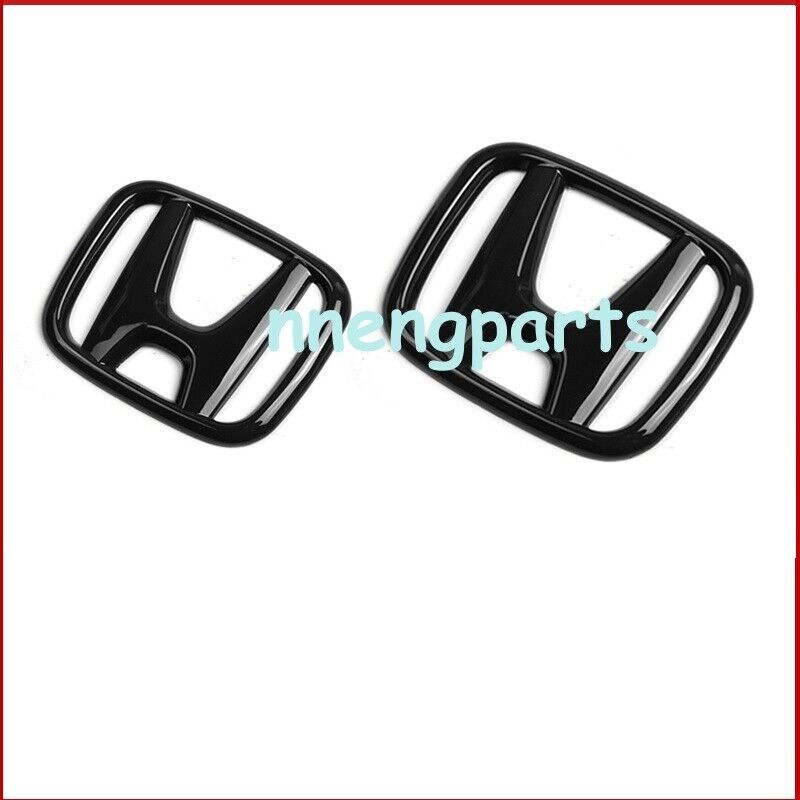 Sleek black front and rear badges, steering wheel badges for Accord D 2018 - October 2022