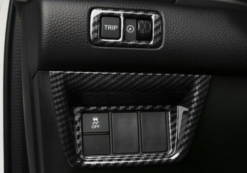 for Honda Accord 2018-2022 Carbon fiber Headlight Function Switch Button Cover