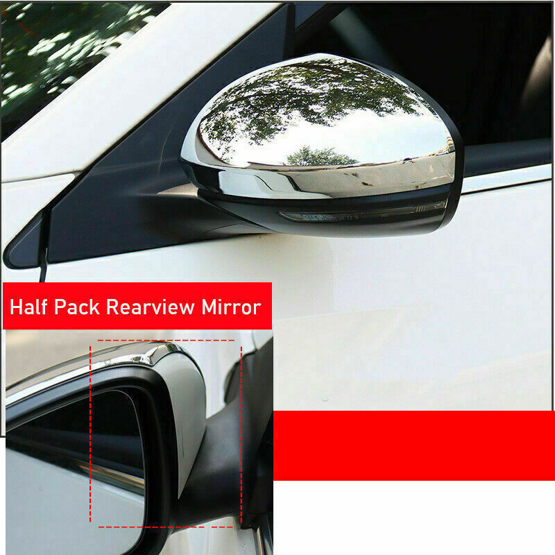 2P ABS Chrome RearView Side Mirror Moulding Cover Trim for Nissan Sentra 20-2023