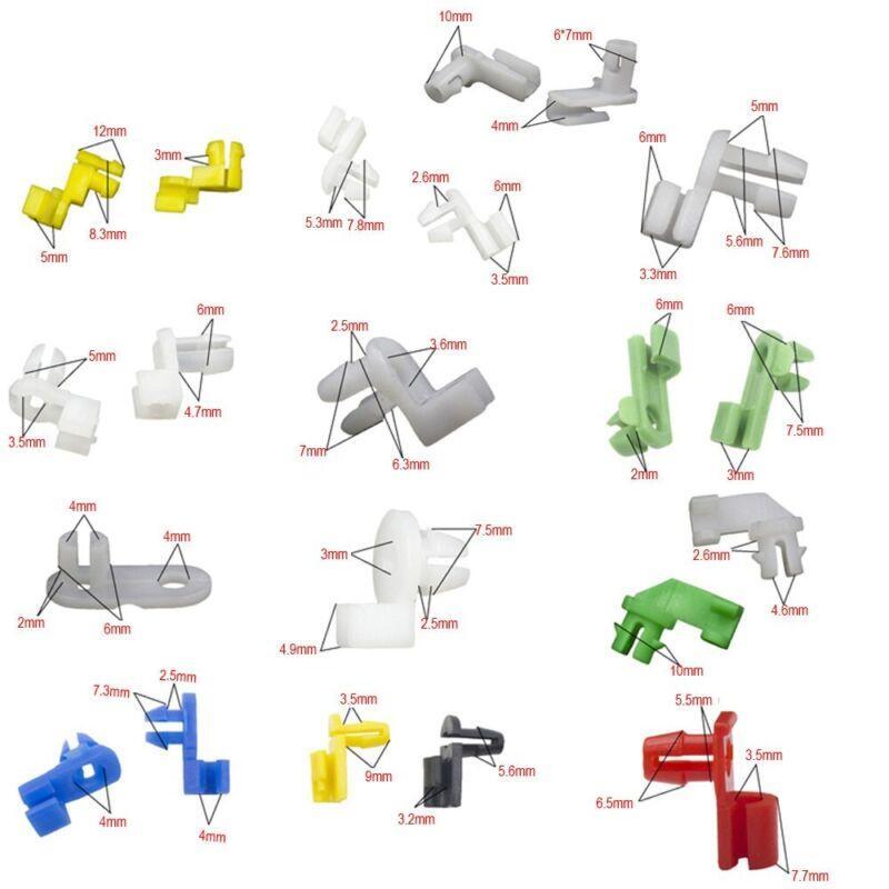 160-piece universal plastic left and right door lock lever clips for automobiles
