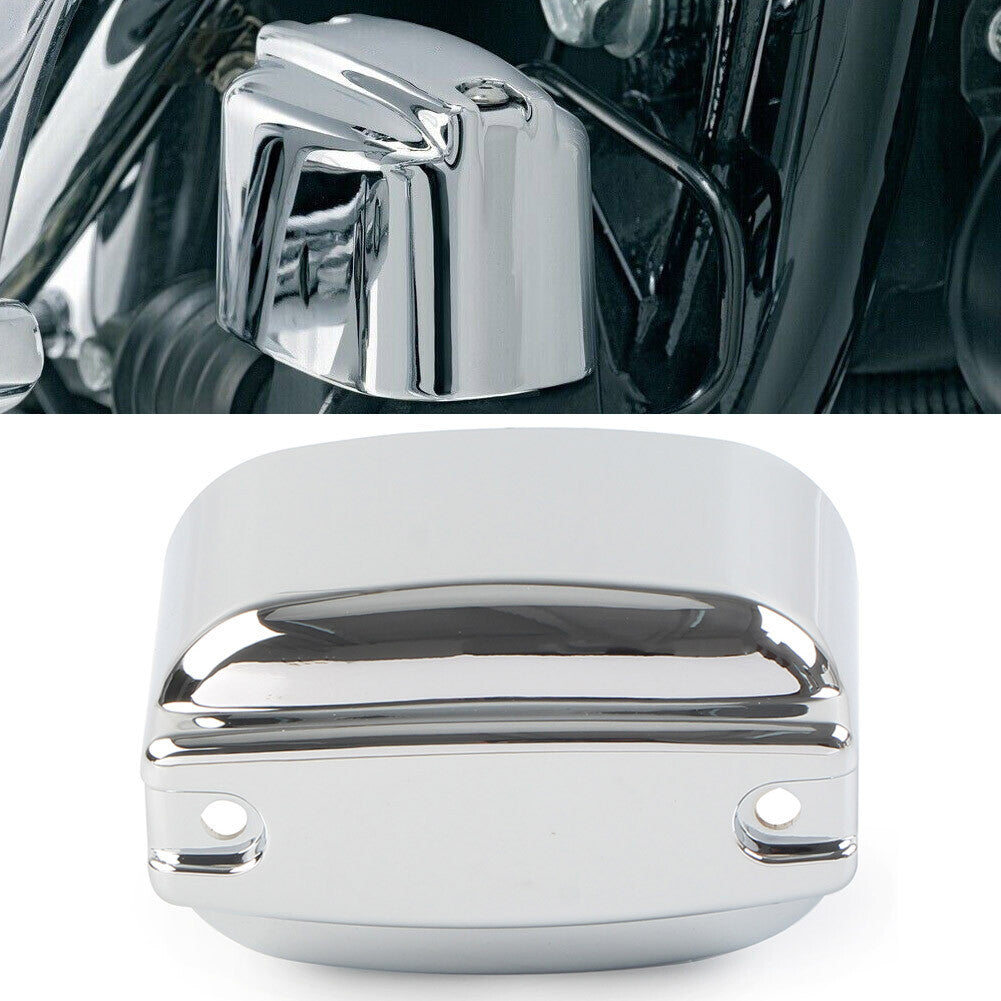 for Harley Touring Electra Glide 1999-07 Rear Brake Master Cylinder Cover Chrome