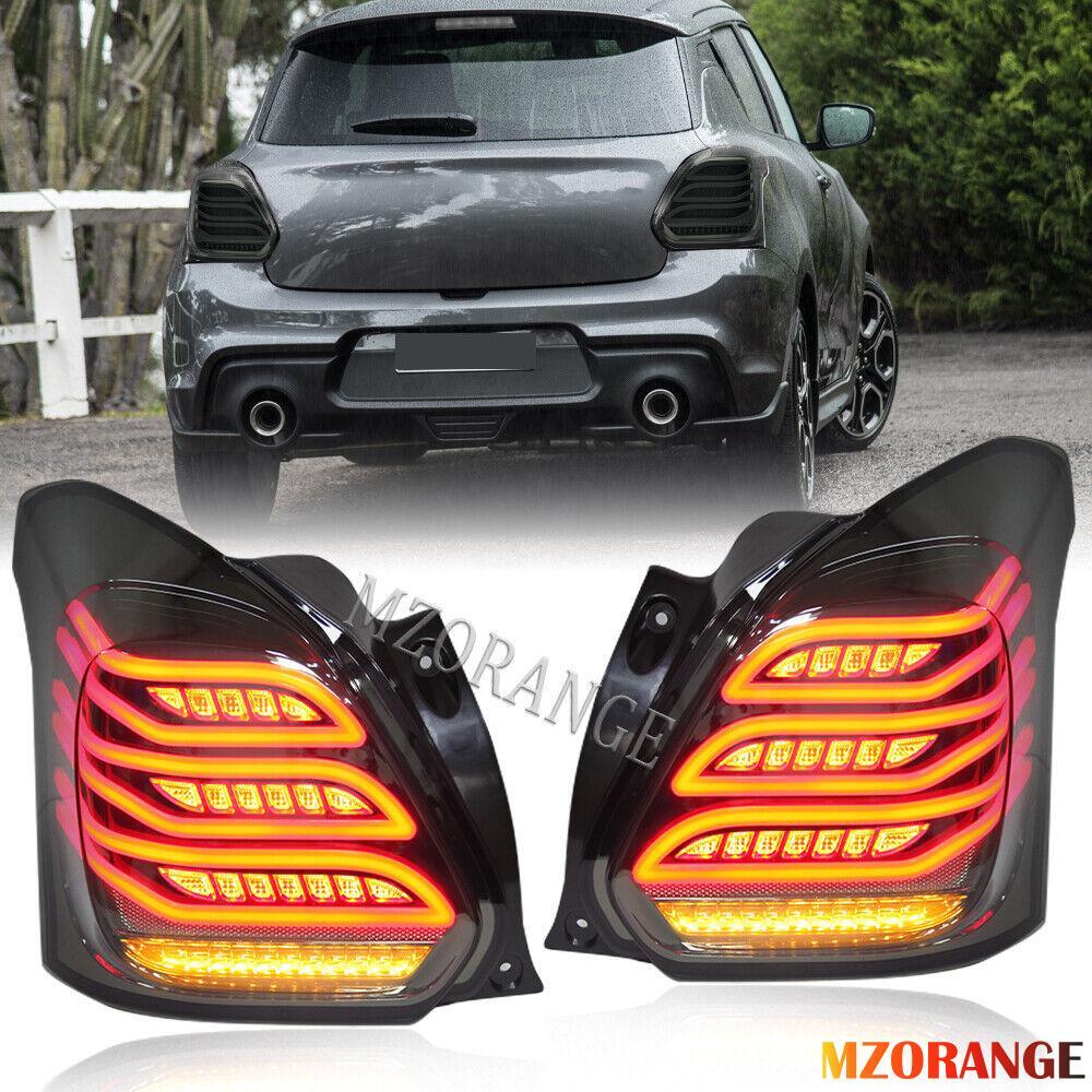 2× for Suzuki for Swift MK5 AZ 2017-2022 Smoke Tail Lights Rear Lamp