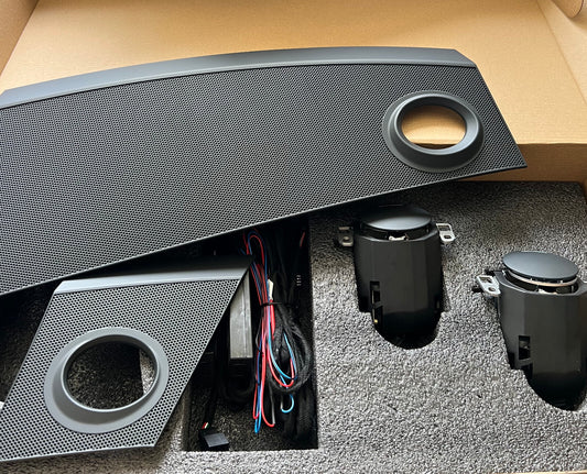 2x 32 color Illuminated front 3D tweeters speakers for Audi A6 c7 c8 2012-2020
