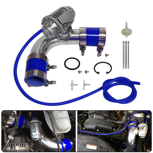 Uinversal SQV Blow Off Valve BOV IV +2'' 90 degree Flange Pipe +Silicone Hose BL