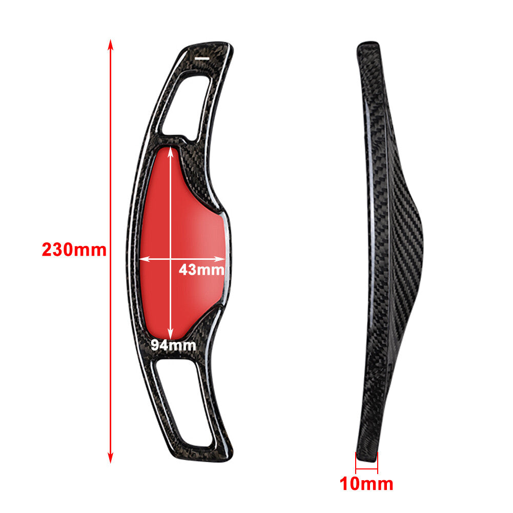 Forged Carbon Fiber Steering Wheel Paddle Shifter Extension for Cadillac CT5