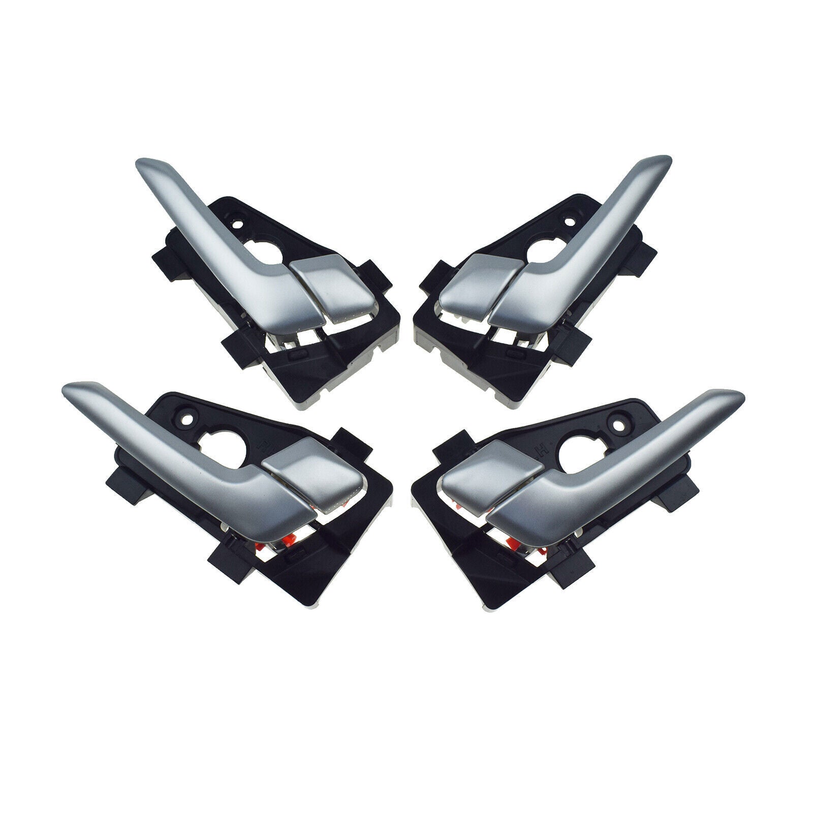 for Kia Picanto 2011-2016 Set of 4 Interior Door Handles Silver FL RL RR NEW