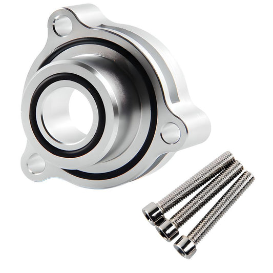 Turbo Boost Valve Adapter, Silver, for 2015-2019 for Ford for Mustang 2.3L EcoBoost.
