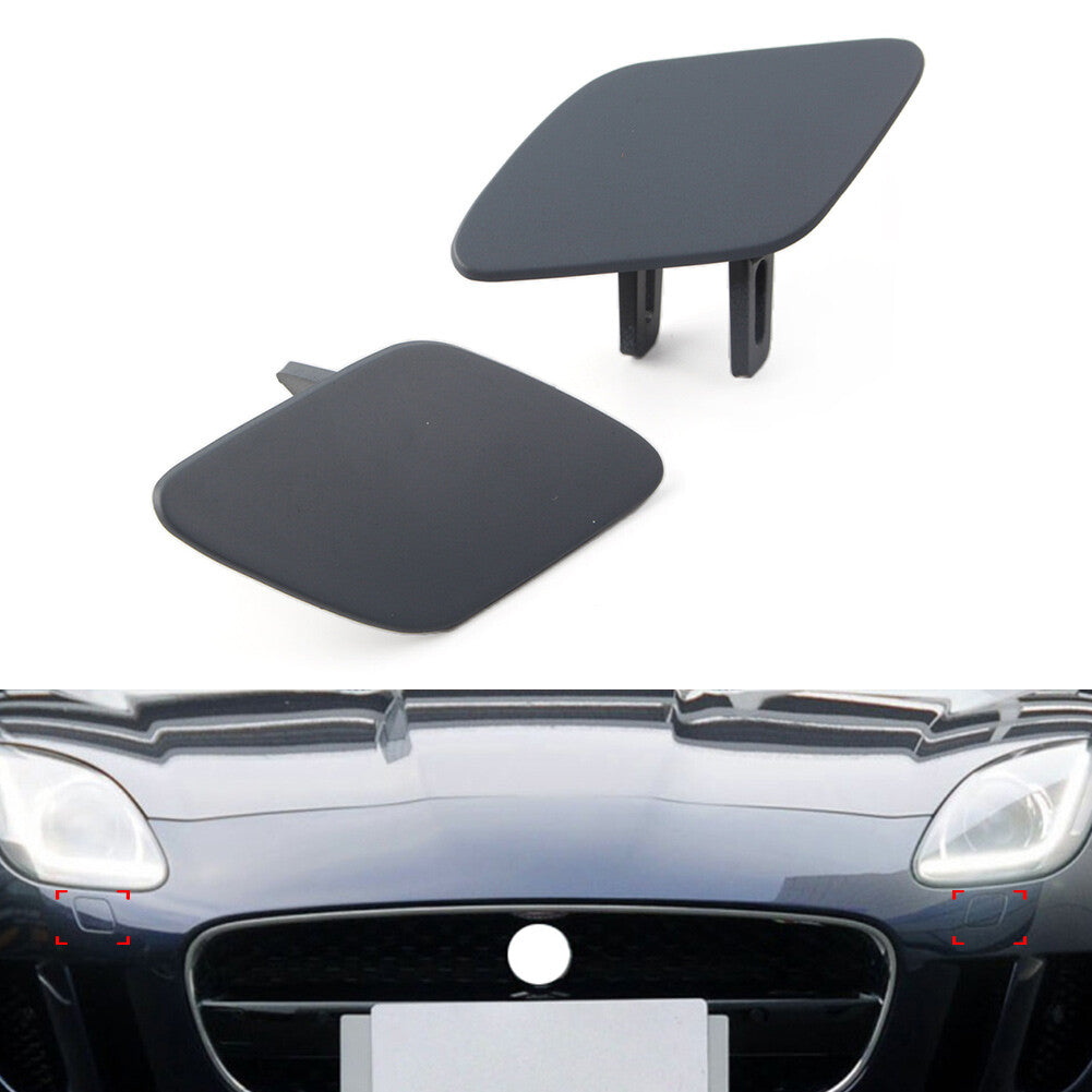 2x Headlamp Washer Cover Cap for Jaguar for F-Type 2014-2019 C2P22198LML C2P22197LML