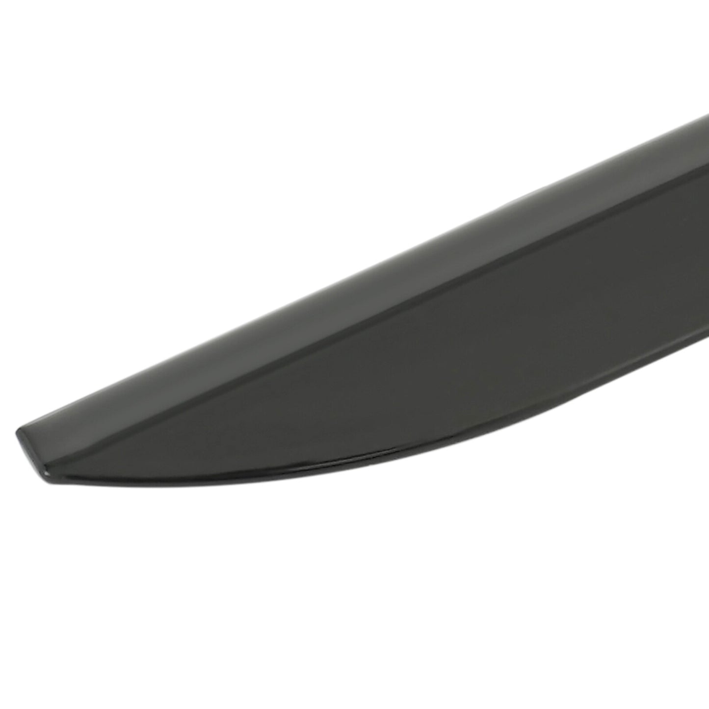 A pair of gloss piano black rear fender trim covers suitable for the 2023 for Range Rover .