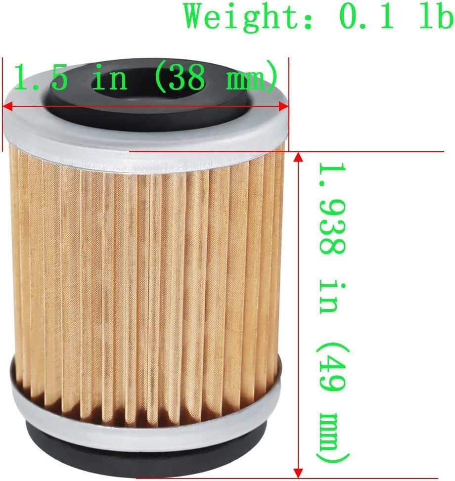 Oil Filter for Yamaha YFM200 Moto-4 200 1985-1989 / YFM225 Moto-4 225 1986-1990