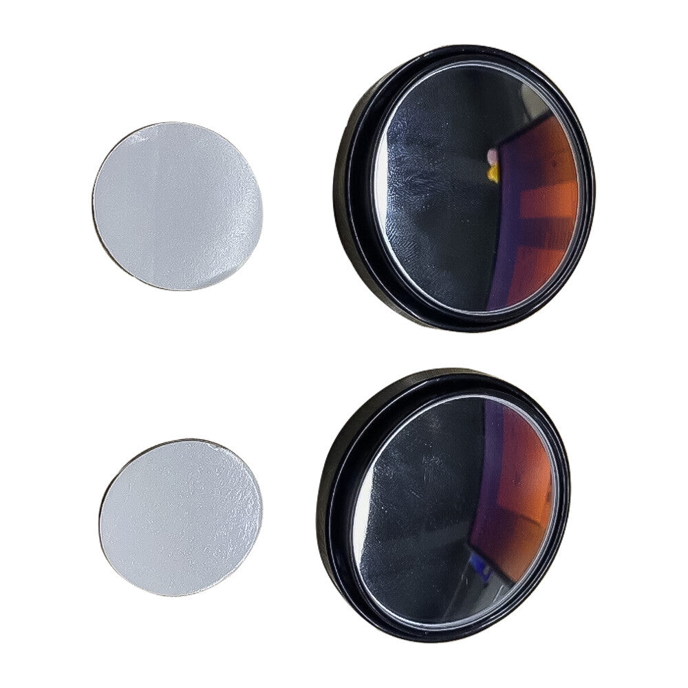 2PCS Side Rear View Mirror Blind Spot Mirrors Round HD Glass Convex 360¡ã For Car