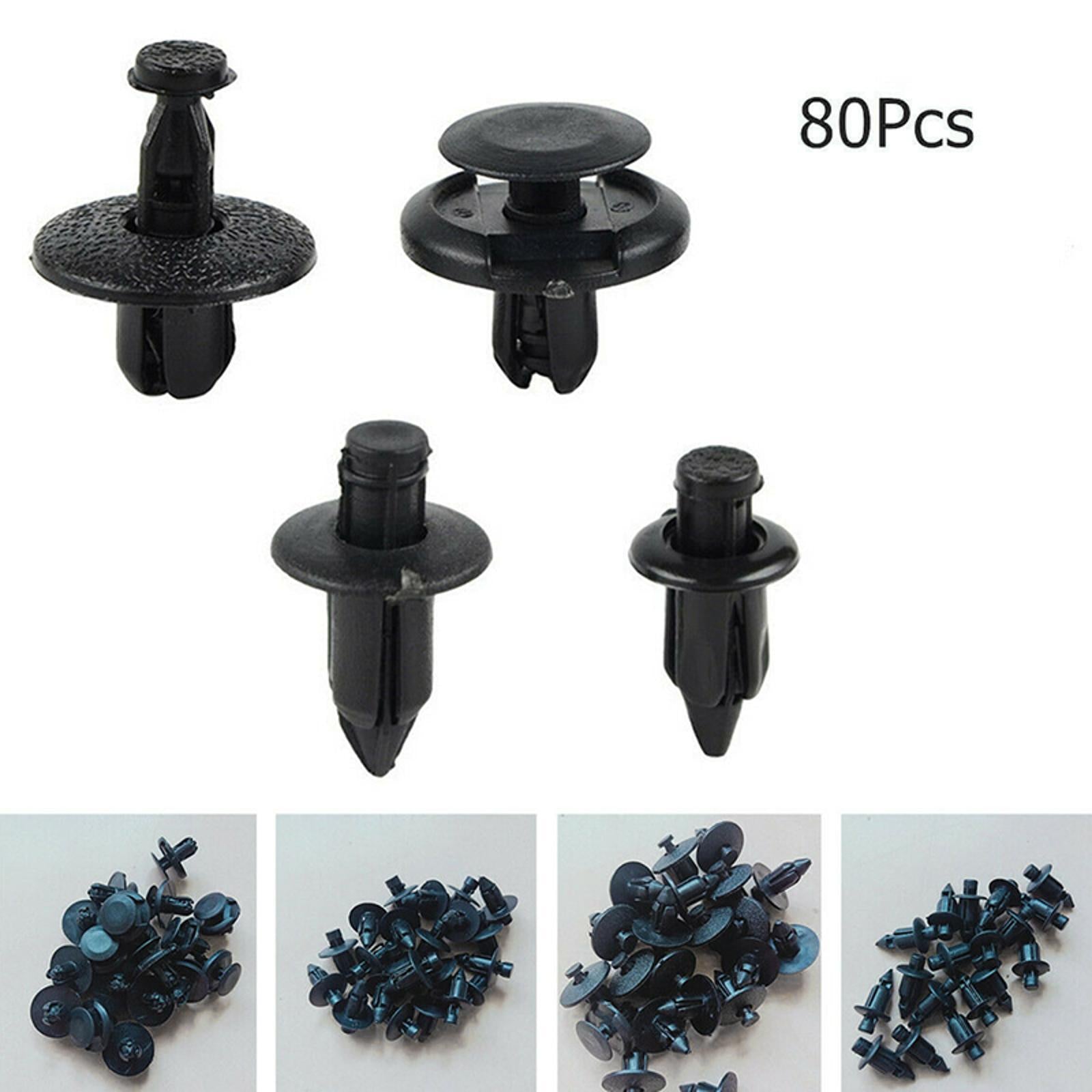 80Pack 4 Kinds Motorcycle ATV Fairing Bolt Bodywork Push Pry Rivets Pin Kit
