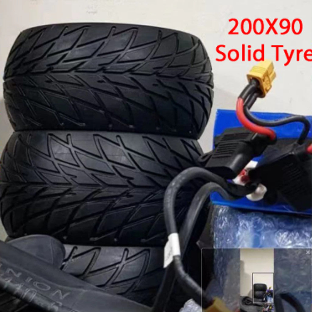 200x90 Solid Tire for Zero 8x Hero S8 Pegasus Lightening Electric Scooter
