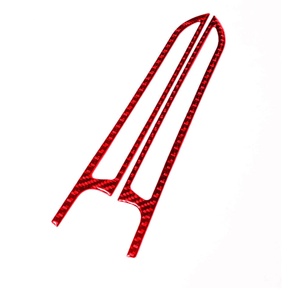 Red Carbon Fiber Door Air Vent Outlet Cover Trim for BMW 6Series F12 F13 2011-18