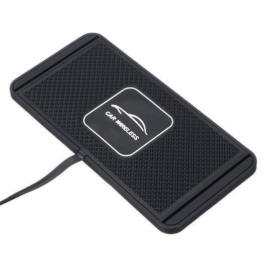 Wireless Car for Charger Pad Fast Charging Dock Non-slip Mat Dashboard Holder Kit