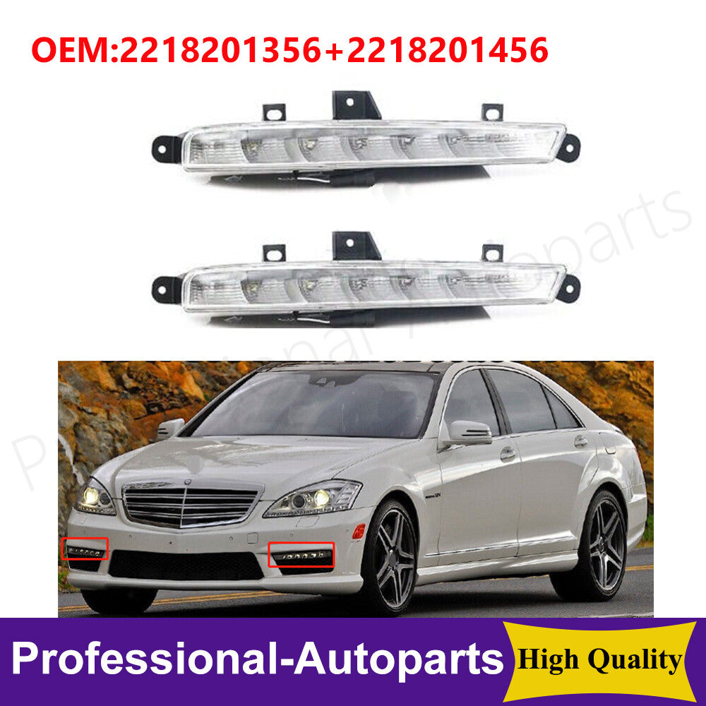 One pair of front fog lights and daytime running lights are suitable for Mercedes-Benz W221 S63