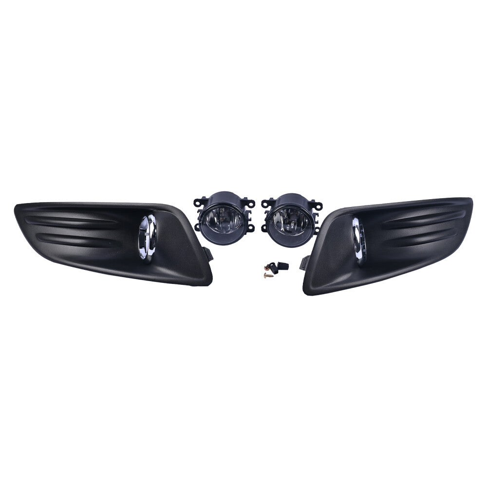 Pair For 2014-2019 for Ford Fiesta Fog Lights Driving Lamps Clear LH+RH