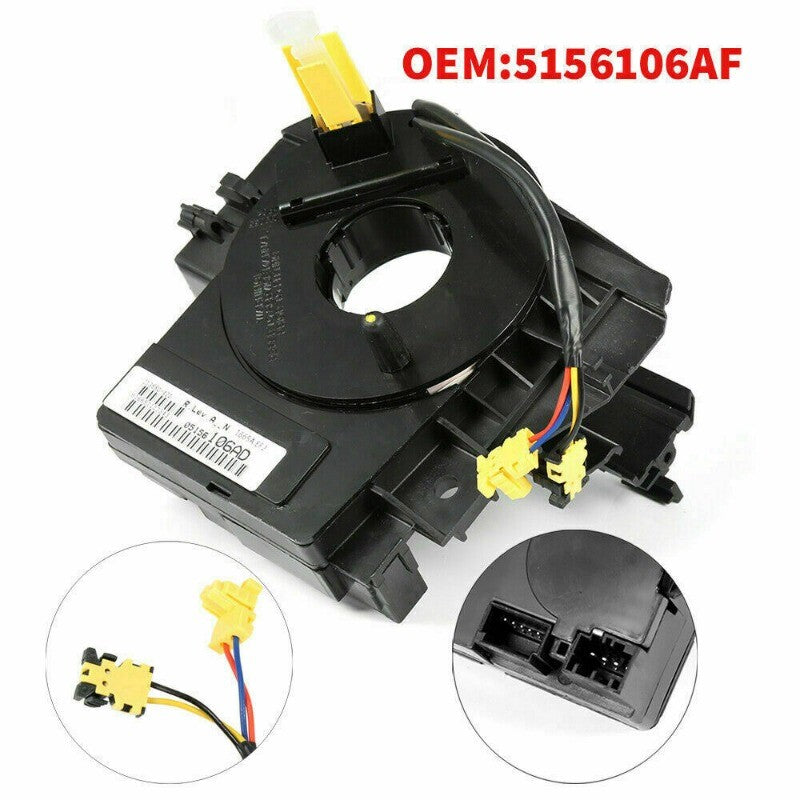 Suitable for 2007-2018 for Chrysler for Dodge for Jeep OEM steering wheel clock spring with angle sensor.