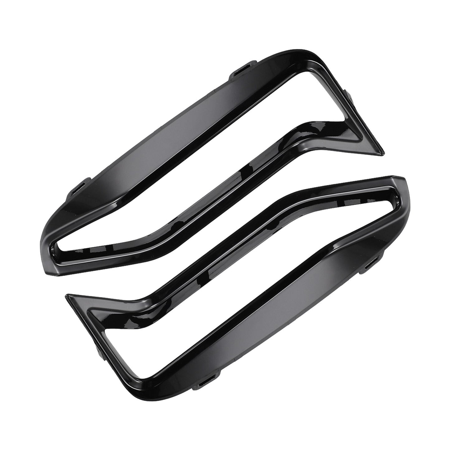 Black trim on the side grilles of the front bumper for BMW 3 Series, applicable to G20, G21, and M340i // new