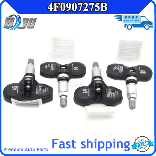 433MHz TPMS Tire Pressure Sensors (4pcs) for Audi for A4 , for A6 , for A8 , Q7, R8, for Volkswagen for Cayenne , and Cayman.