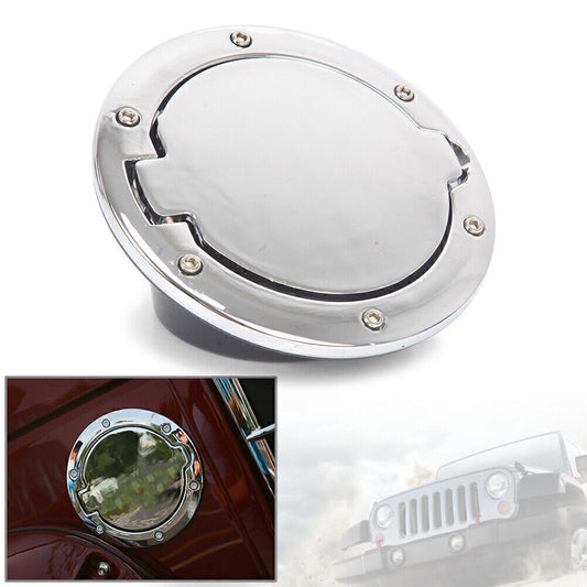 for Jeep for Wrangler JK 2007-2017 1X Car Fuel Filler Door Cover Gas Tank Cap