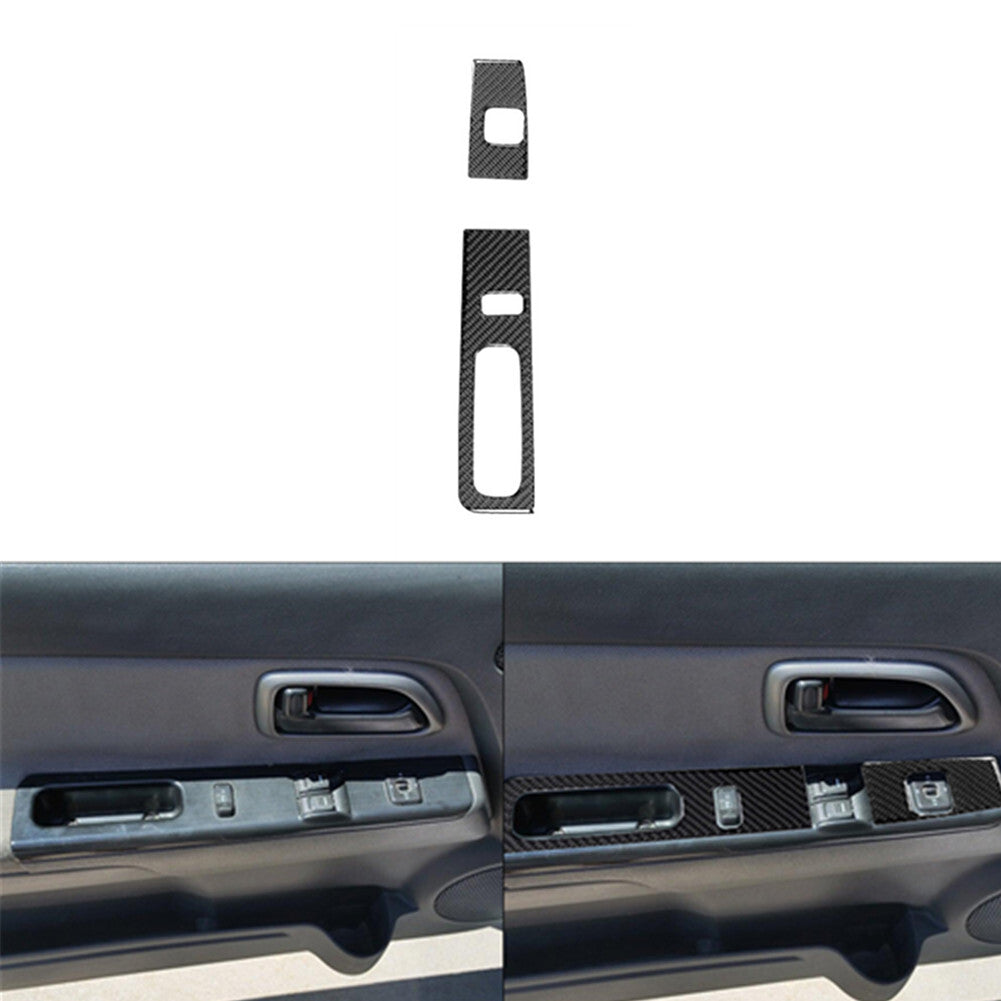 Carbon Fiber Driver Side Door Control Cover For Colorado 2004-12/ for Canyon 2005-12