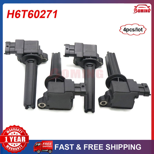 4 brand new H6T60271 ignition coils for Saab 9-3 9-3X 2.0 UF526 UF-526 12787707